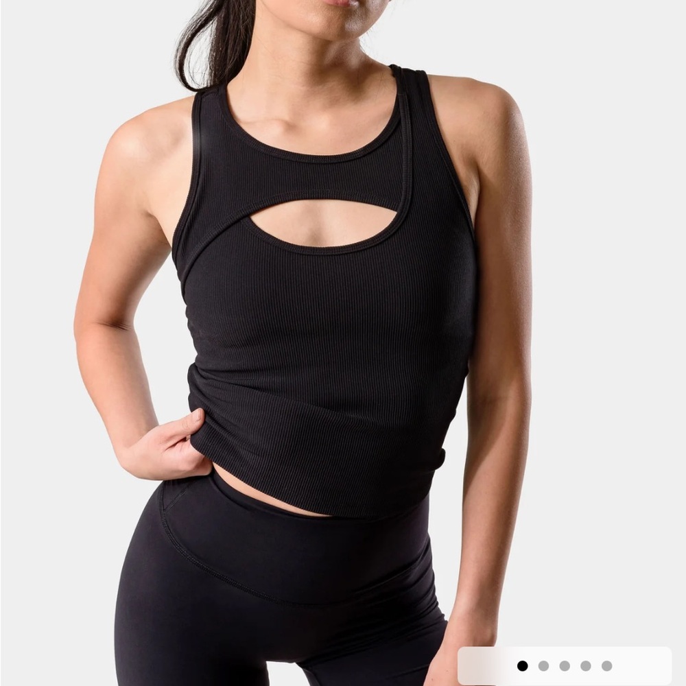Kamo Fitness Aria Rib Waist Length Tank Top